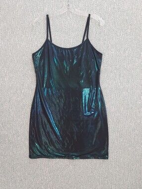 wild fable Iridescent Teal Slip Camisole